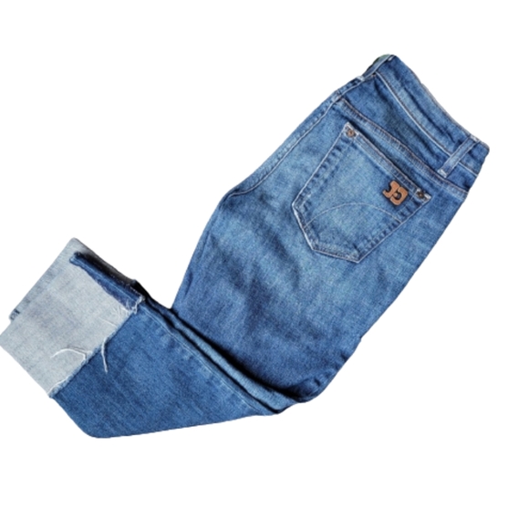 Joe's Jeans Denim - Joe's Jean's raw hem cuffed crops - medium wash